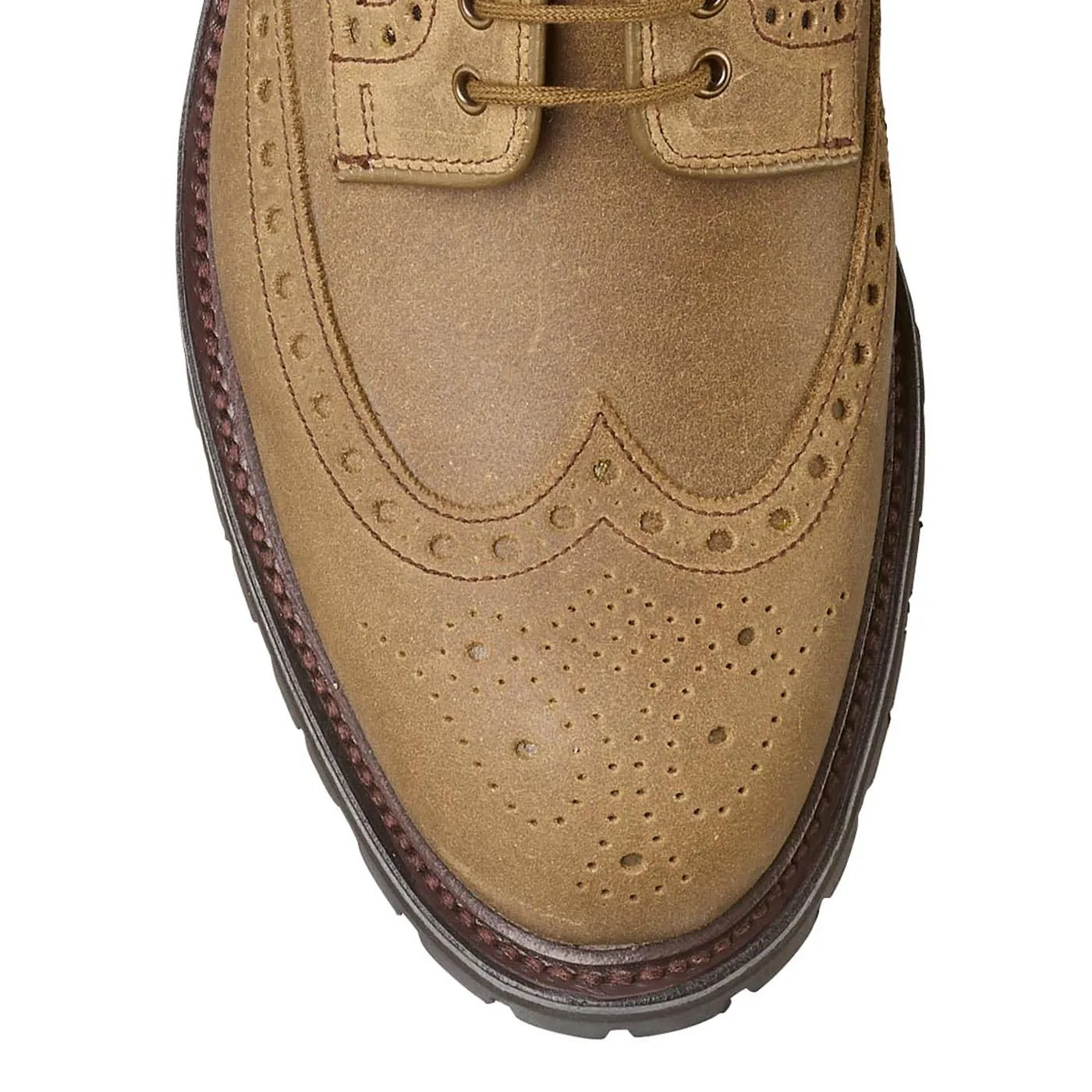 Slip Resistant Cardigan 5 Natural Rough-Out Suede