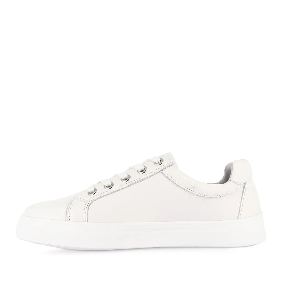 Peak Performance Orthotic Friendly Design CARA - WHITE LEATHER
