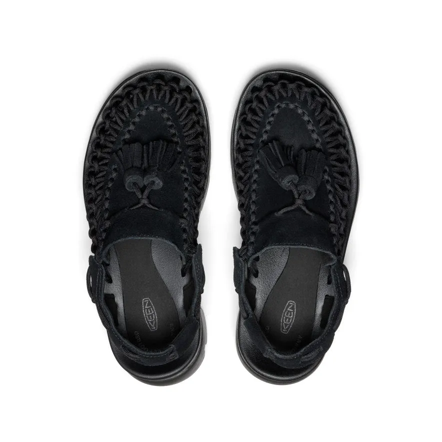 weekend bodybuilders - specific functions All Gender UNEEK PLT Tassel Sneaker  |  Black/Black
