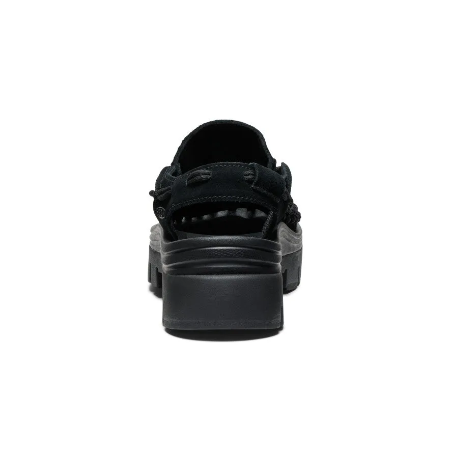 All Gender UNEEK PLT Tassel Sneaker  |  Black/Black Casual Look Wide fit