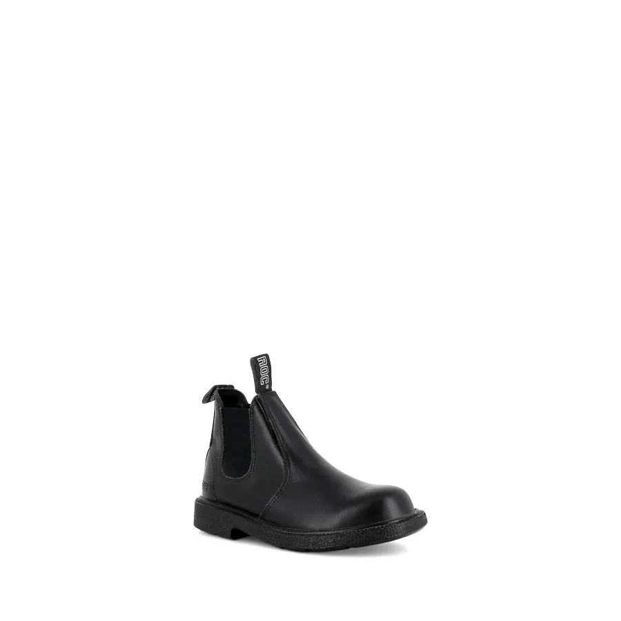 Rugged Look JEEPERS JNR - BLACK LEATHER