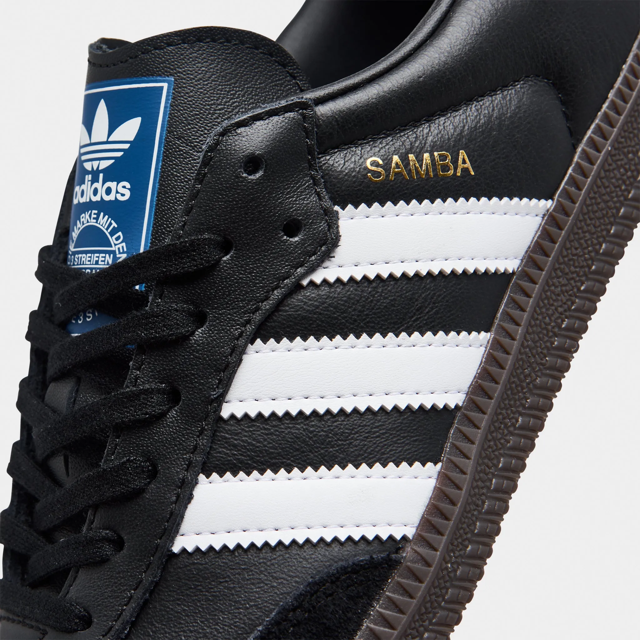 tennis - style adidas Originals Juniors' Samba OG Core Black / Cloud White - Gum