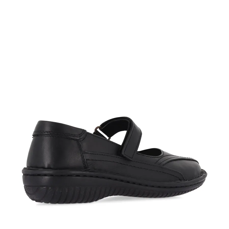 341-27 - BLACK LEATHER Peace Path