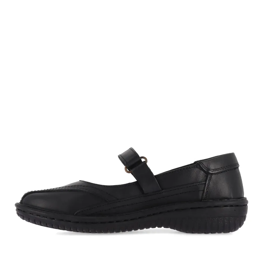 Relaxing Footwear Style Port Glow 341-27 - BLACK LEATHER