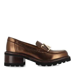 Comfortable Casual Wear Versatile Slip-Ons DYLAN - COPPER LEATHER