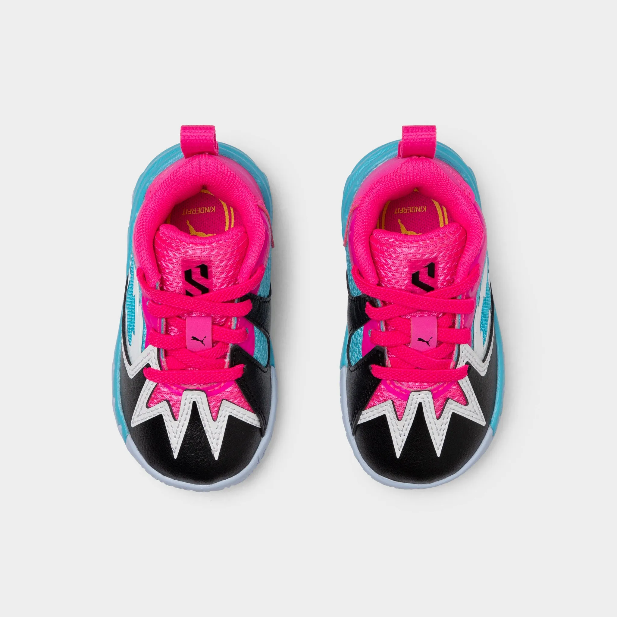 PUMA Toddlers' Scoot 1 Pink / Blue - Silver Ultra Flexible Sole