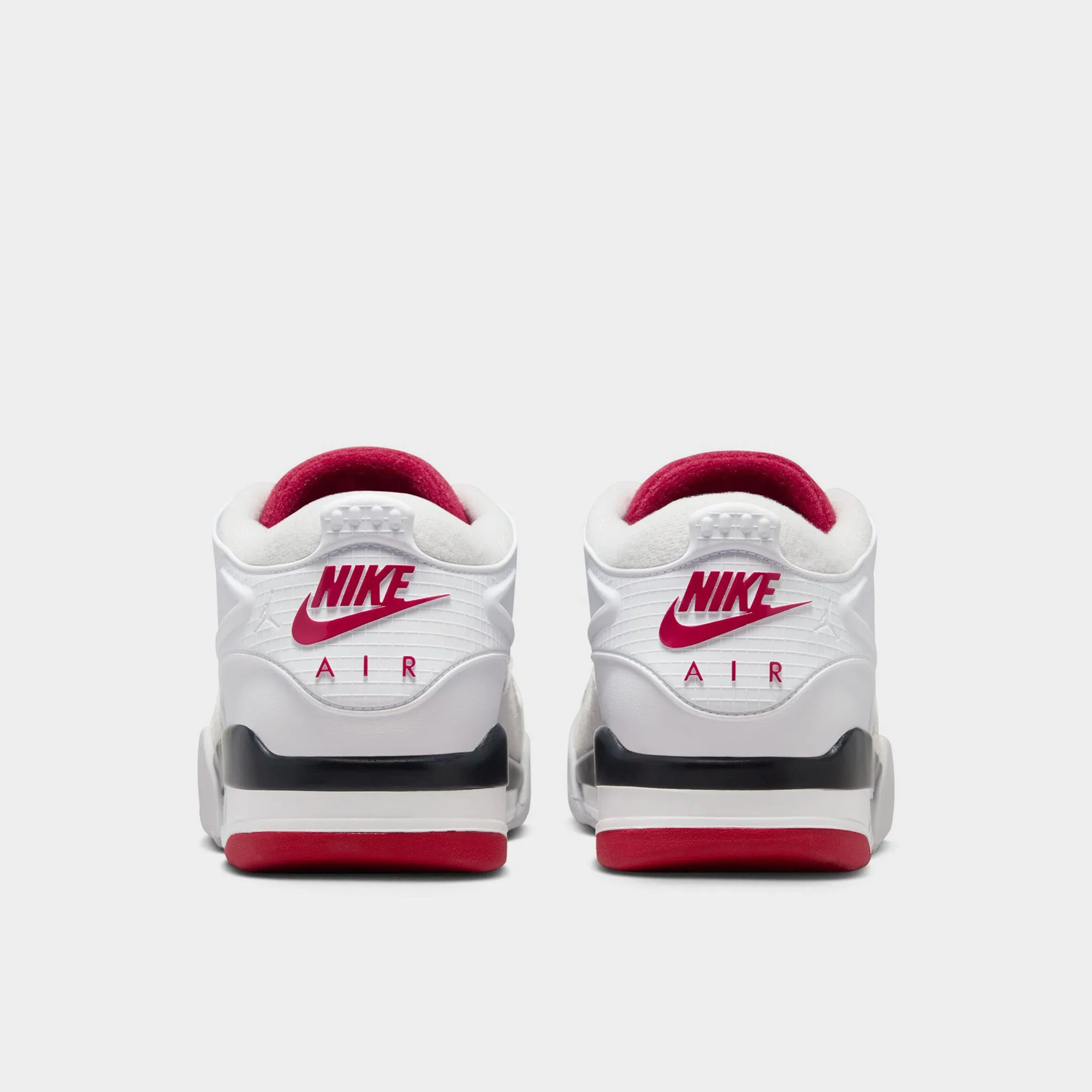 Jordan 4 RM White / Varsity Red - Black Fresh Touch