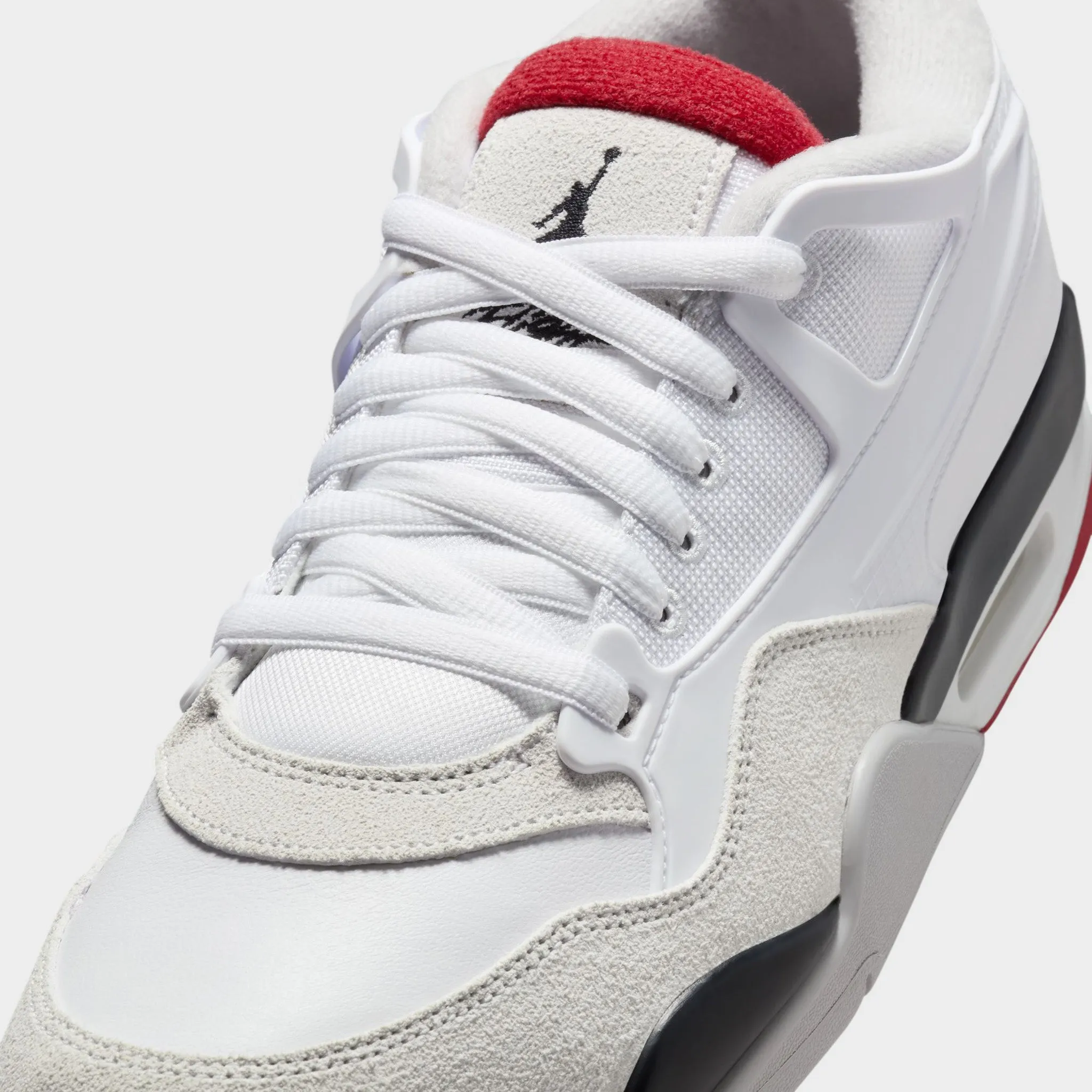 Rotational Traction Nodes Explosive Movement Core Jordan 4 RM White / Varsity Red - Black