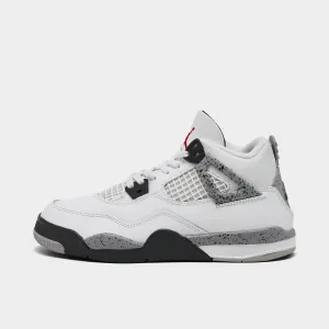 Enhanced grip Jordan 4 Retro OG PS Summit White / Fire Red - Cement Grey