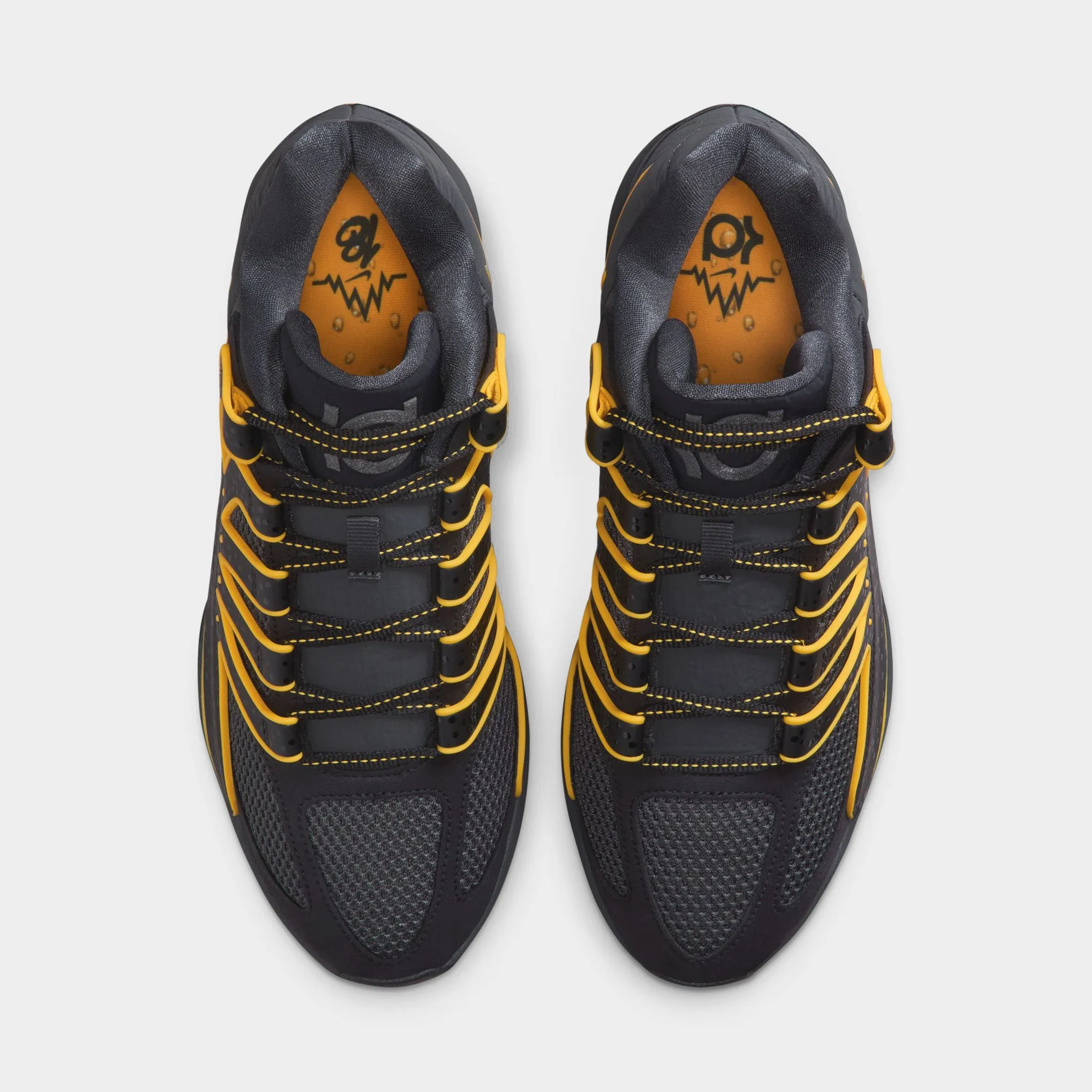 Nike KD 18 Black / University Gold - Anthracite Lightweight Comfort Multi Layer Cushion