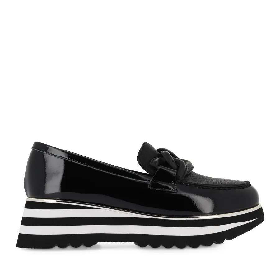 EAILA - BLACK BLACK PATENT LEATHER Weekend Casual