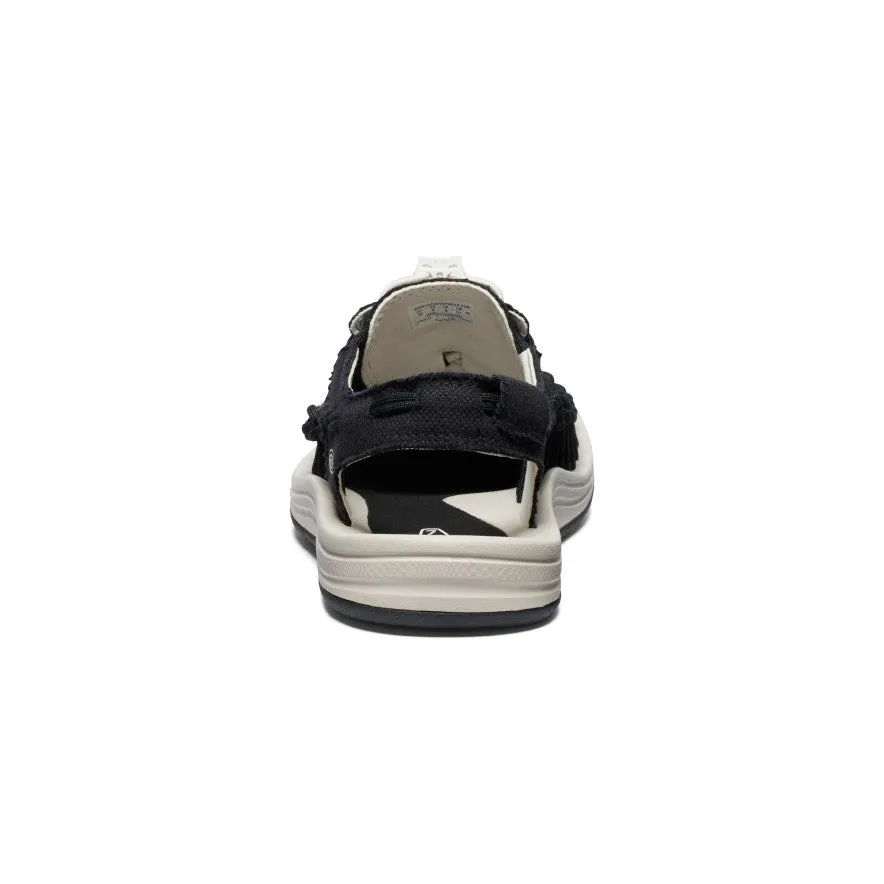 embossed Sculpted comfort Men's UNEEK Canvas  |  Black/Birch