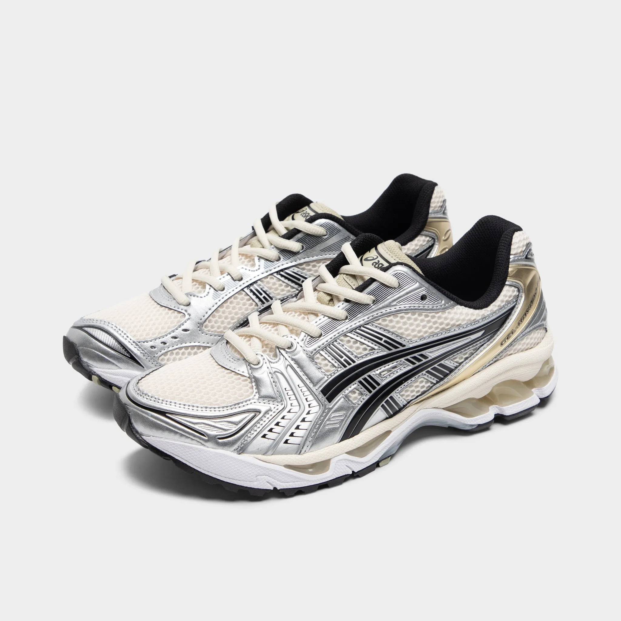 ASICS Gel-Kayano 14 Birch / Pure Silver work commute Seamless grip