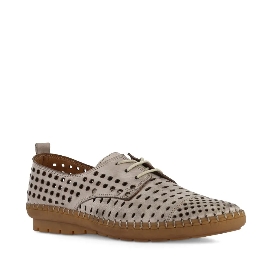Lightweight Slip-Ons KROON - TAUPE LEATHER
