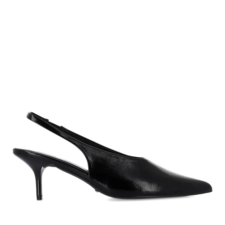 Secure Step XISHI - BLACK CRINKLE PATENT