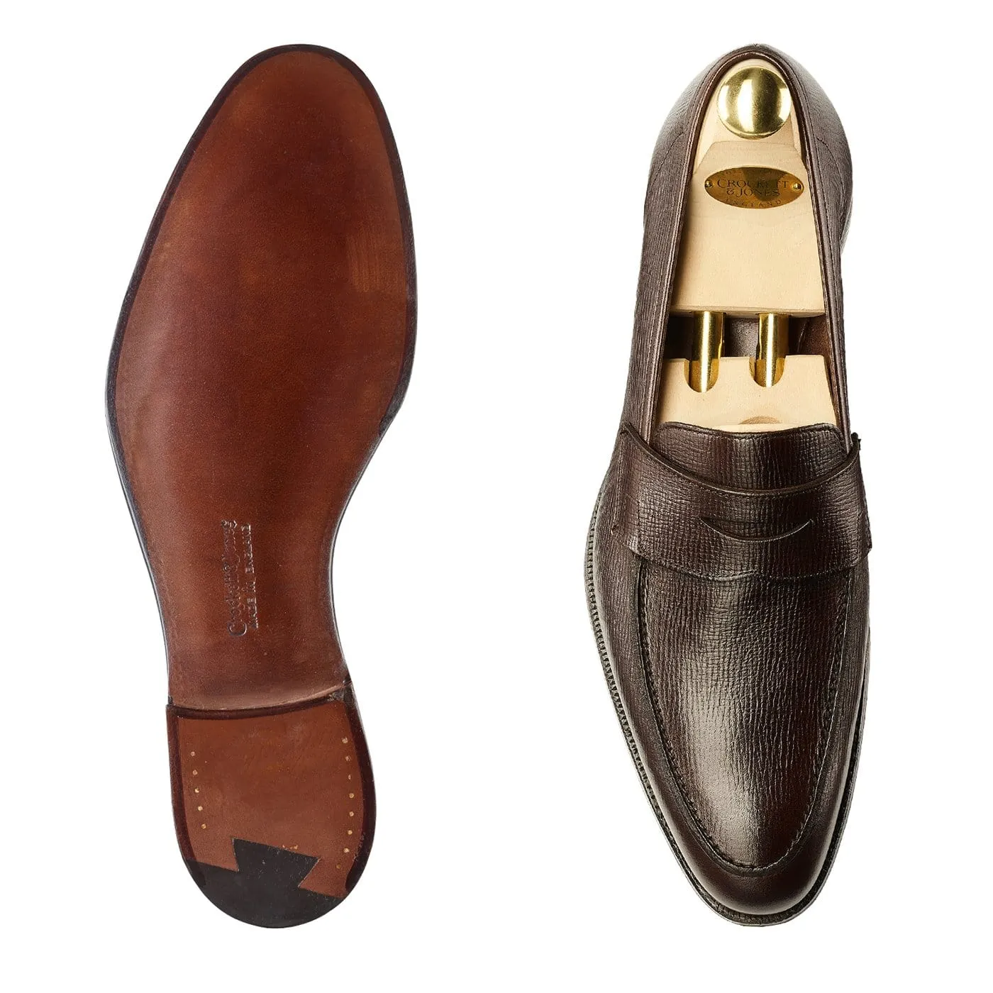 Heel Strong Cadogan Dark Brown Willow Grain