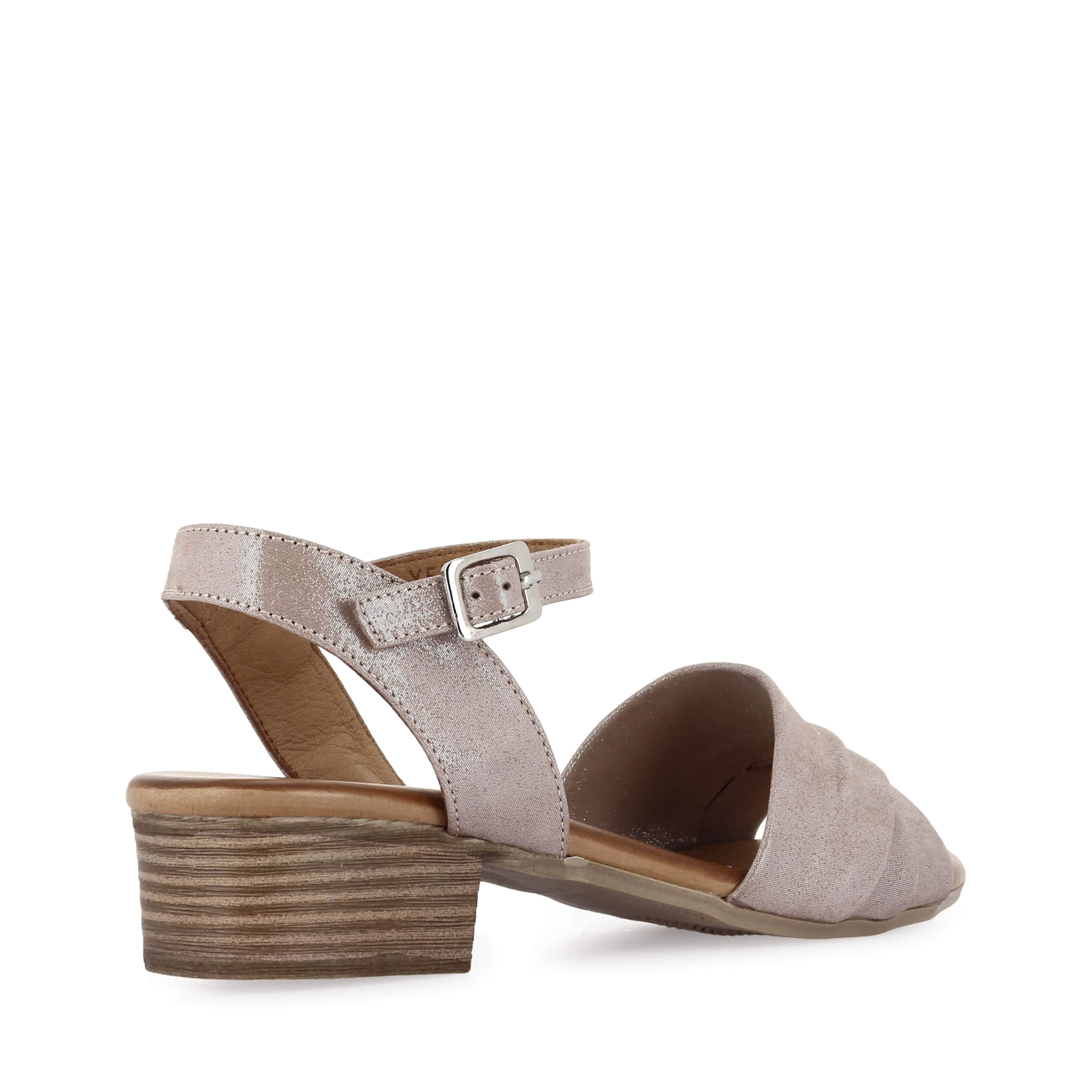 YENICE - TAUPE SHIMMER LEATHER Marina Glow Cushioned