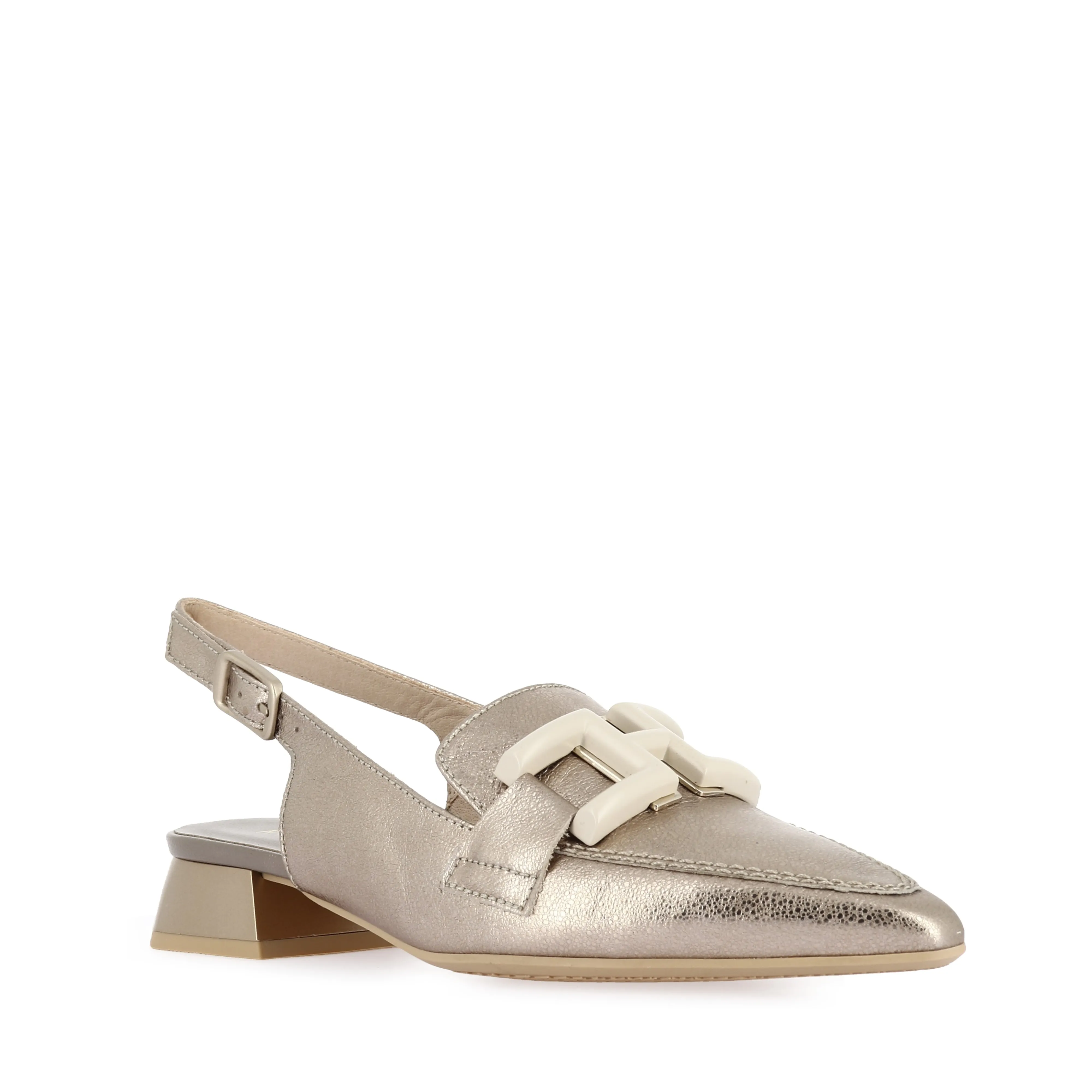 DALI - METALLIC CHAMPAGNE LEATHER Wedding Shoes