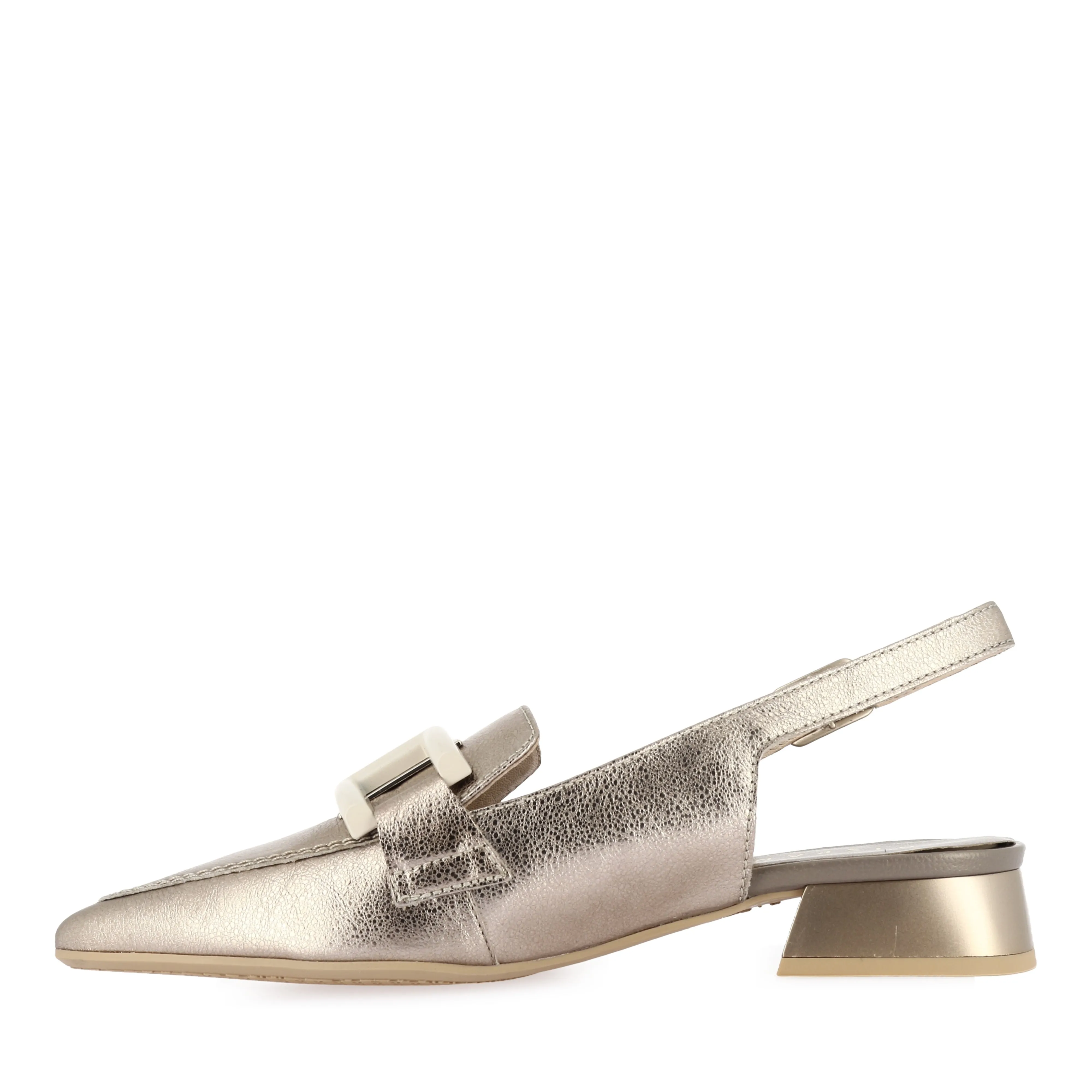 DALI - METALLIC CHAMPAGNE LEATHER Open Walk