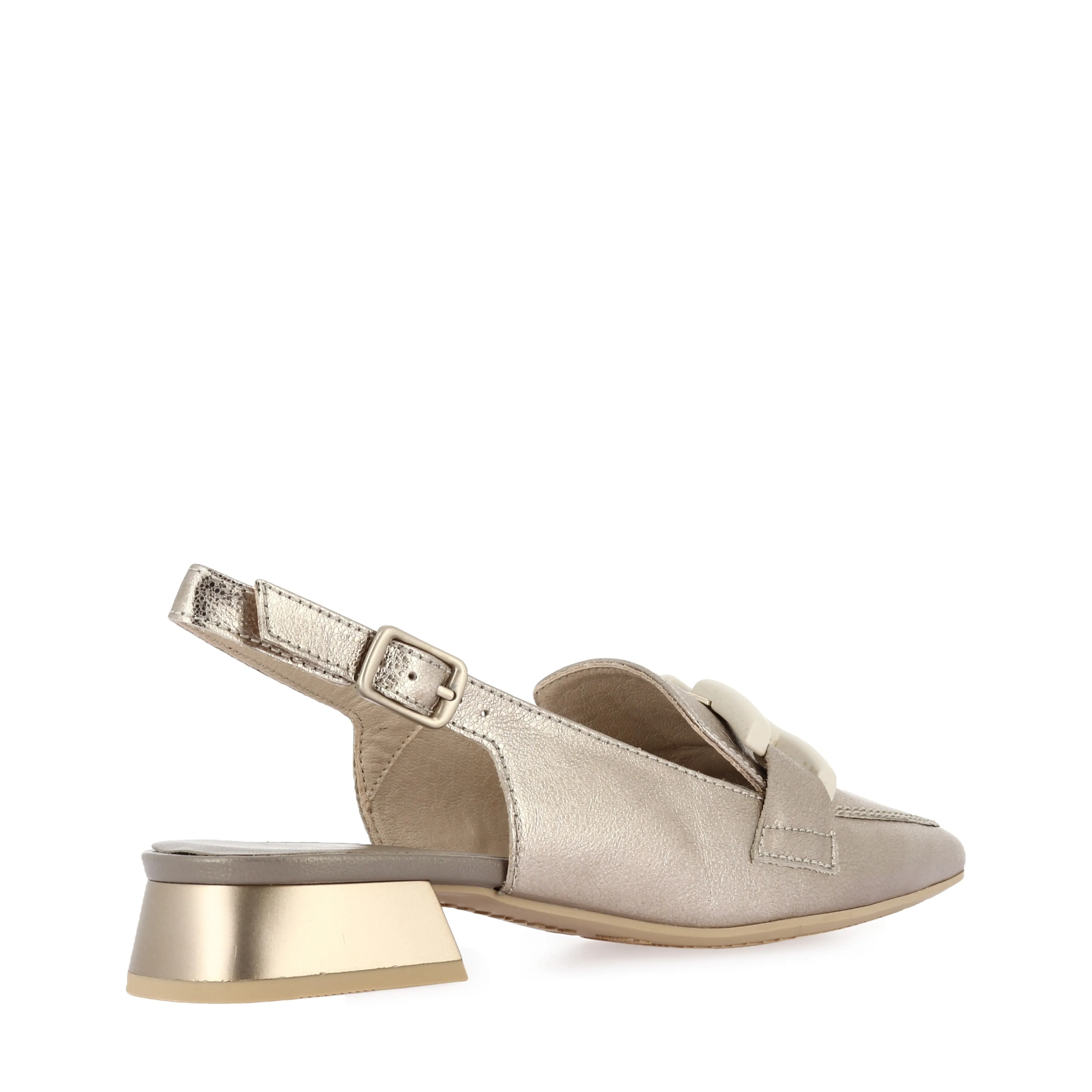 Urban Ease DALI - METALLIC CHAMPAGNE LEATHER
