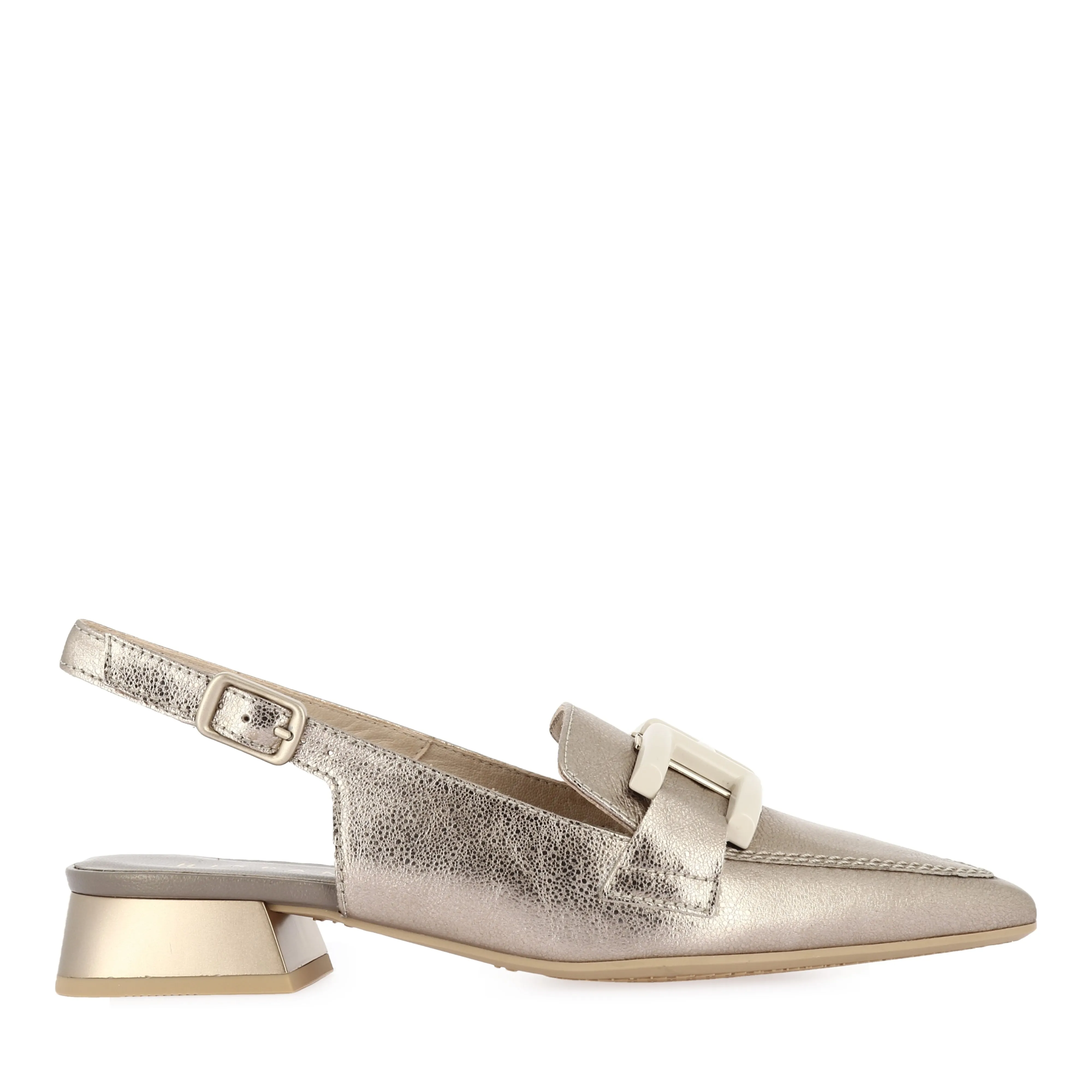 Practical Footwear DALI - METALLIC CHAMPAGNE LEATHER