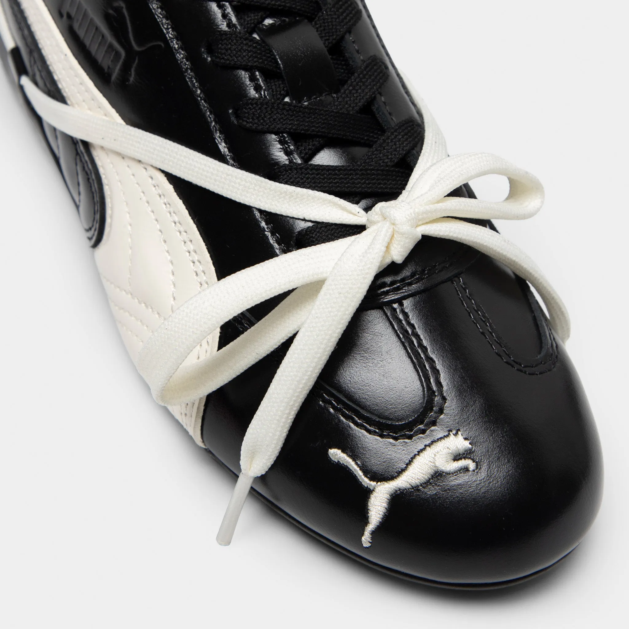Puma x Ros?? Speedcat Leather Black / Warm White Orthopedic Arch Support