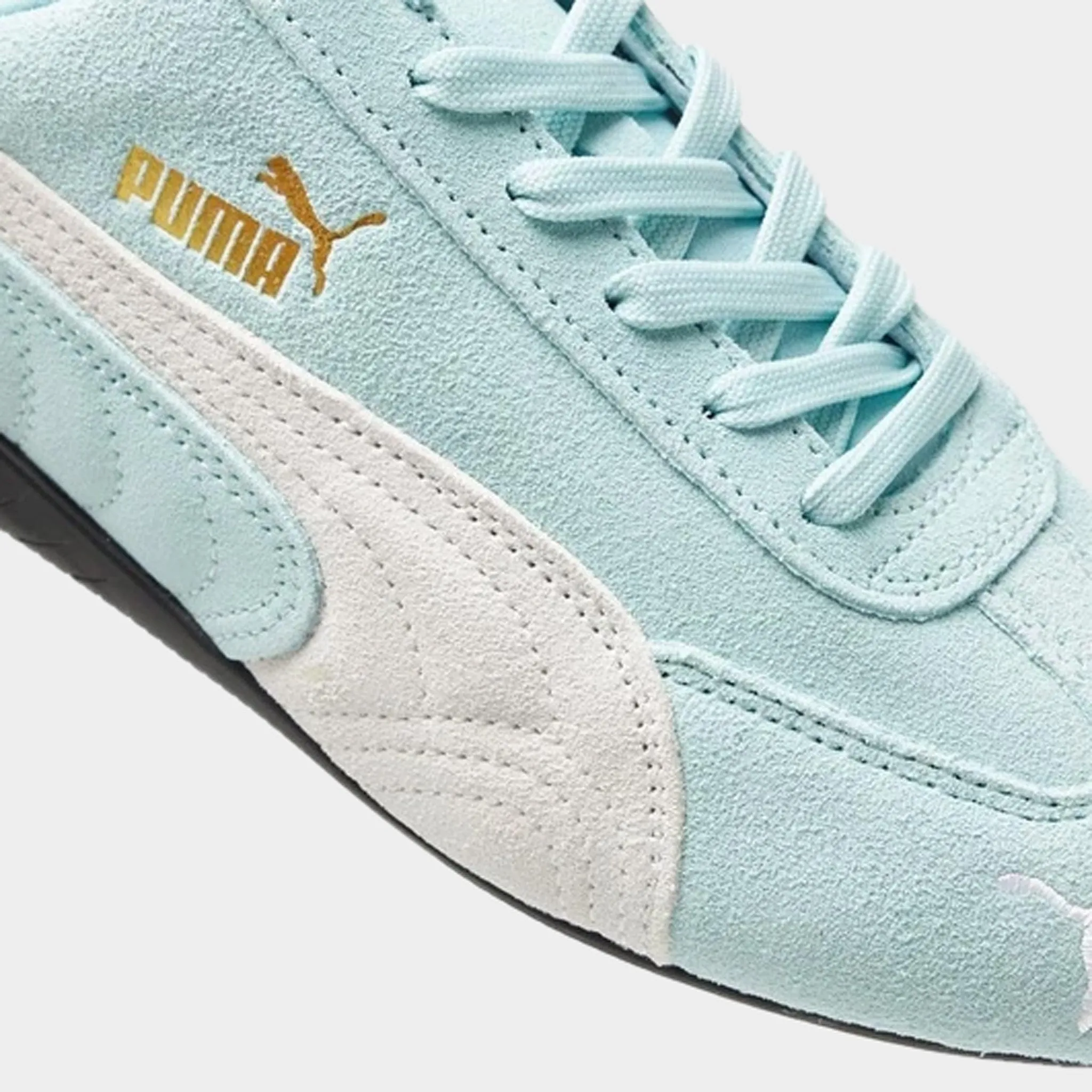 PUMA Juniors' Speedcat OG Safe Lake / White Crisp Touch Airflow Optimized