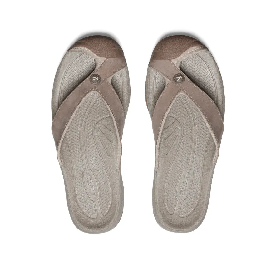 Men's Waimea Leather Flip-Flop  |  Brindle/Birch Gym Wear