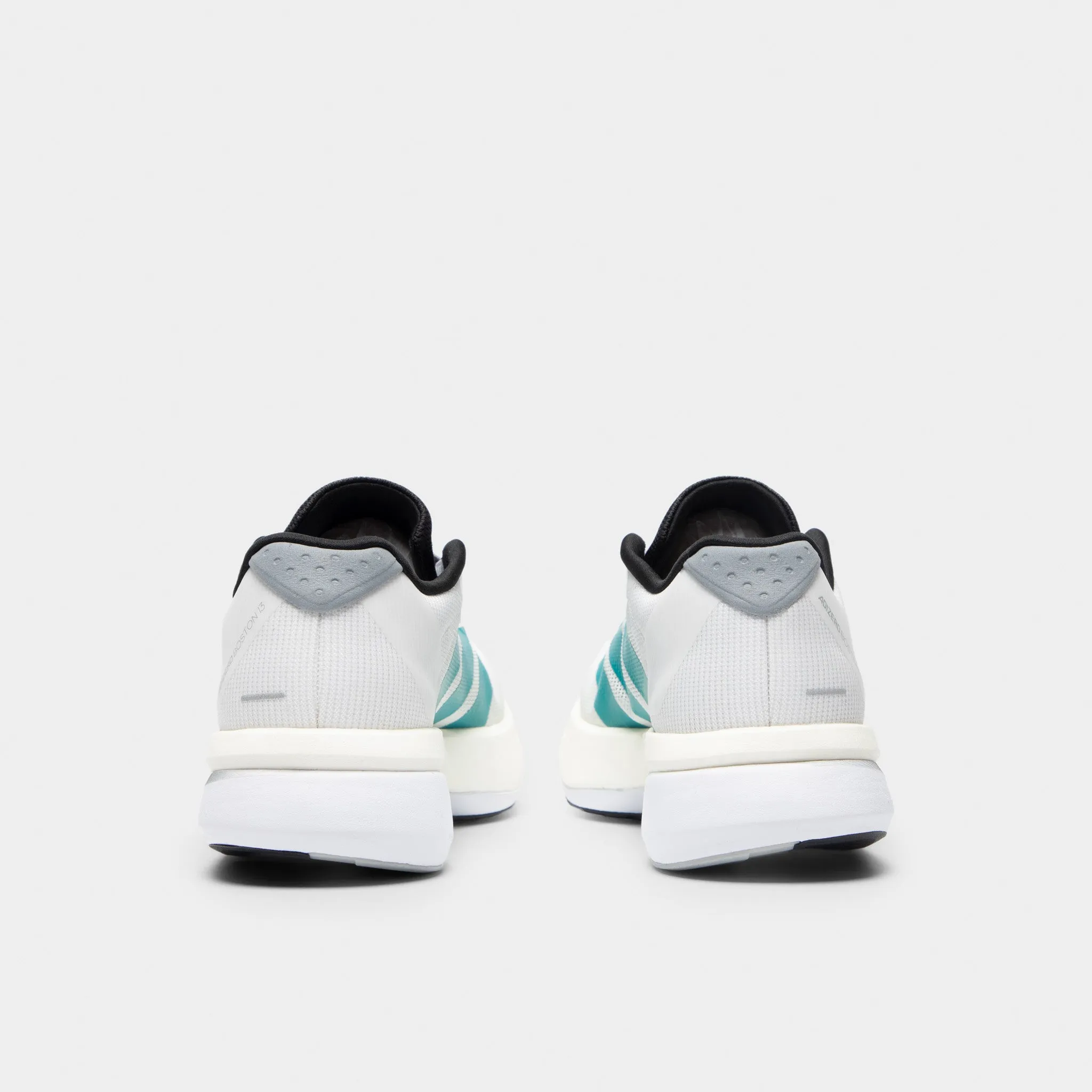 adidas Adizero Boston 13 White / Pure Tea - Grey Lightweight Walk