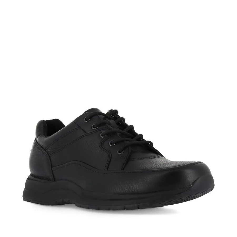 EDGE HILL - BLACK LEATHER Micro Perforation Ventilation