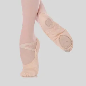 budget-friendly ANGELO LUZIO WENDY STRETCH CANVAS BALLET SLIPPER - CHILD #246C