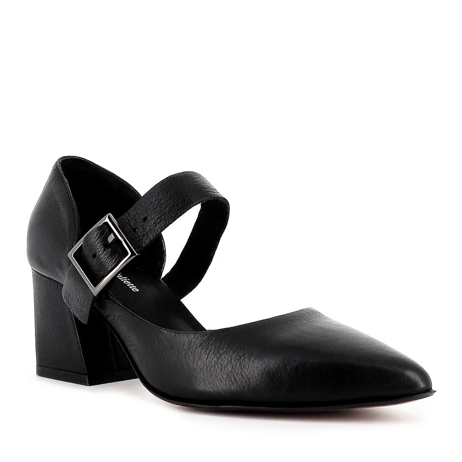 MILLING - BLACK LEATHER Fashionable Walk