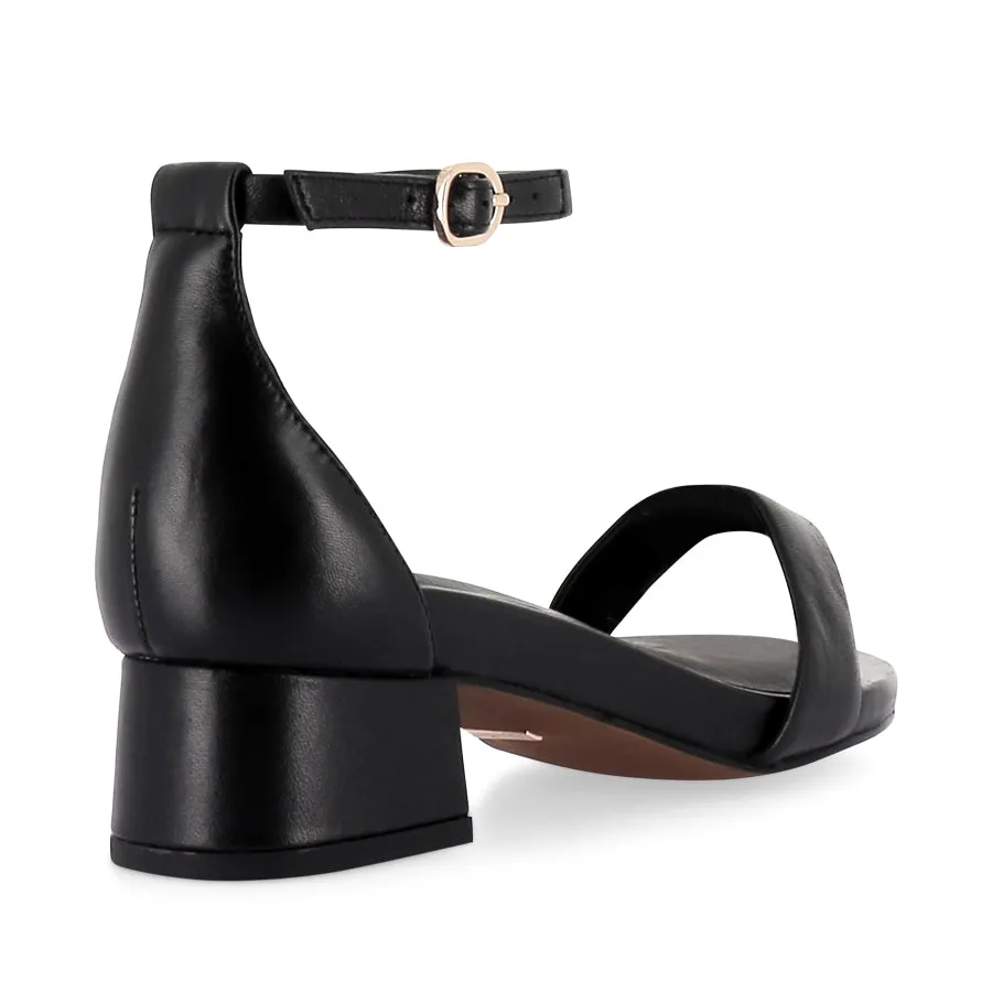 WELLAR - BLACK LEATHER Relaxed Sole Breathable Ventilation
