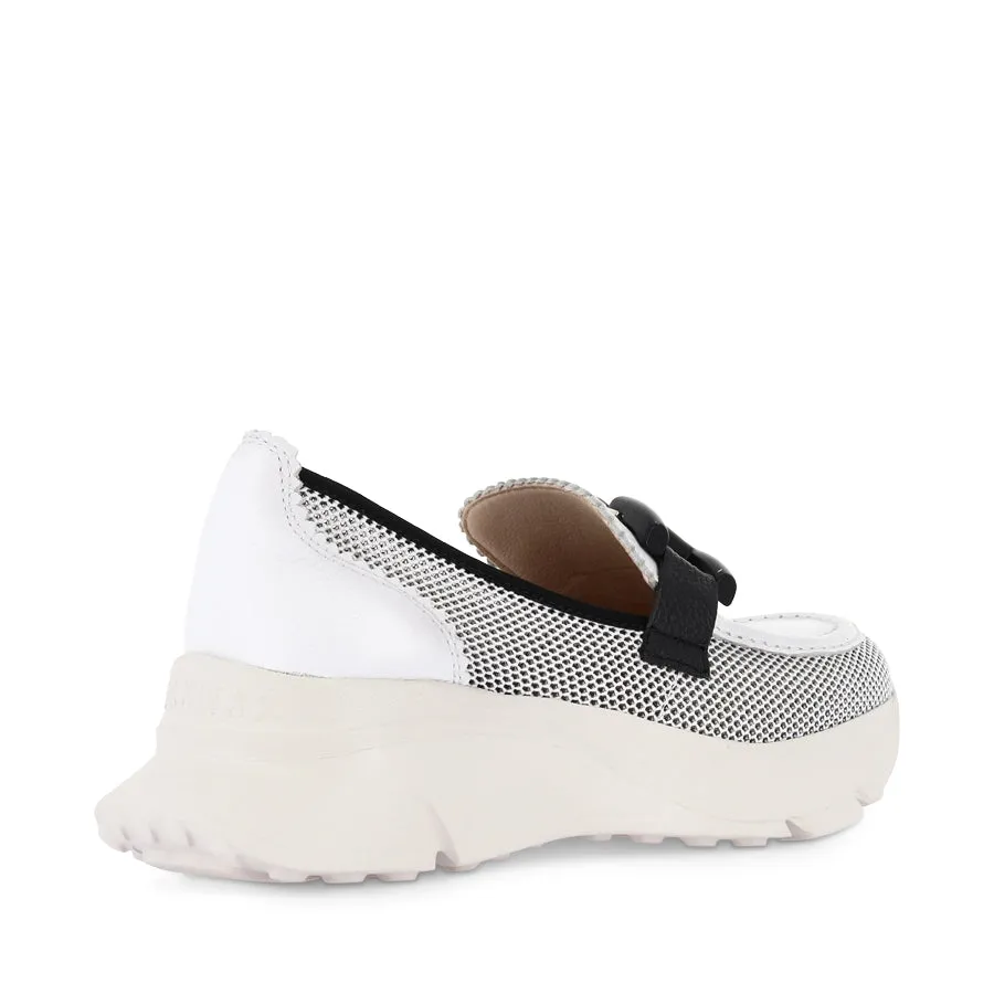 Classic Leather HAWAI - BLACK/WHITE LEATHER