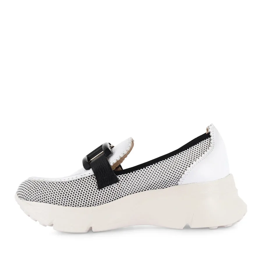 HAWAI - BLACK/WHITE LEATHER Fresh Breeze Clear Steps
