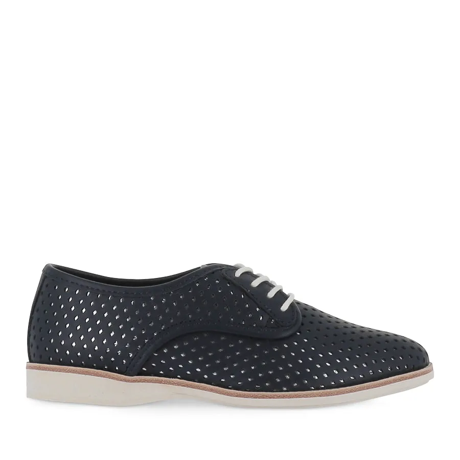 DERBY PUNCH OVERLAY - DARK NAVY/SILVER Street Hold