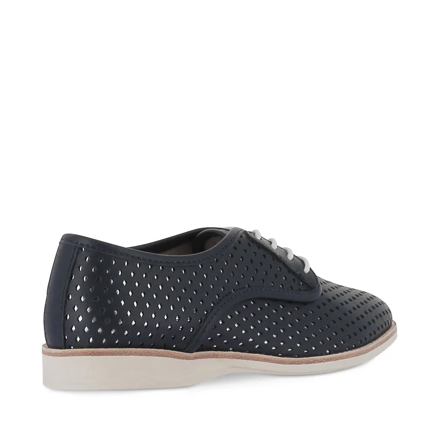 Easy On/Off DERBY PUNCH OVERLAY - DARK NAVY/SILVER