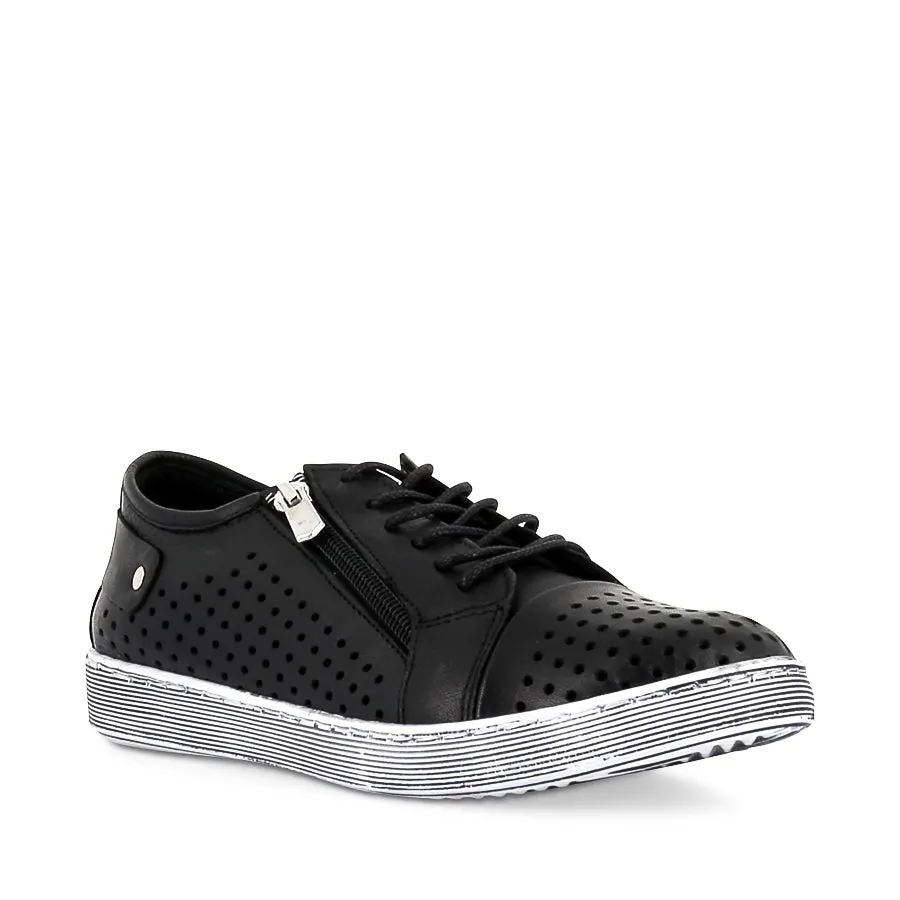 Comfortable Style Shock-absorbent wear EG17 - BLACK LEATHER