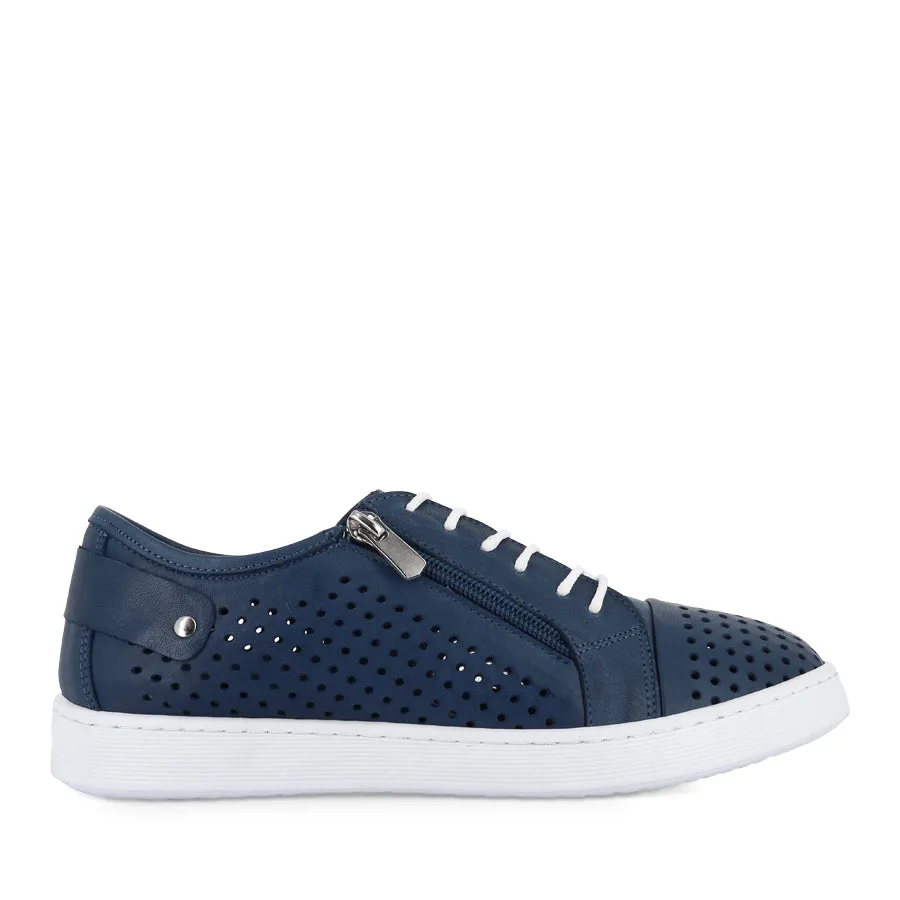EG17 - JEANS LEATHER Orthopedic Footbed Lightweight Canvas