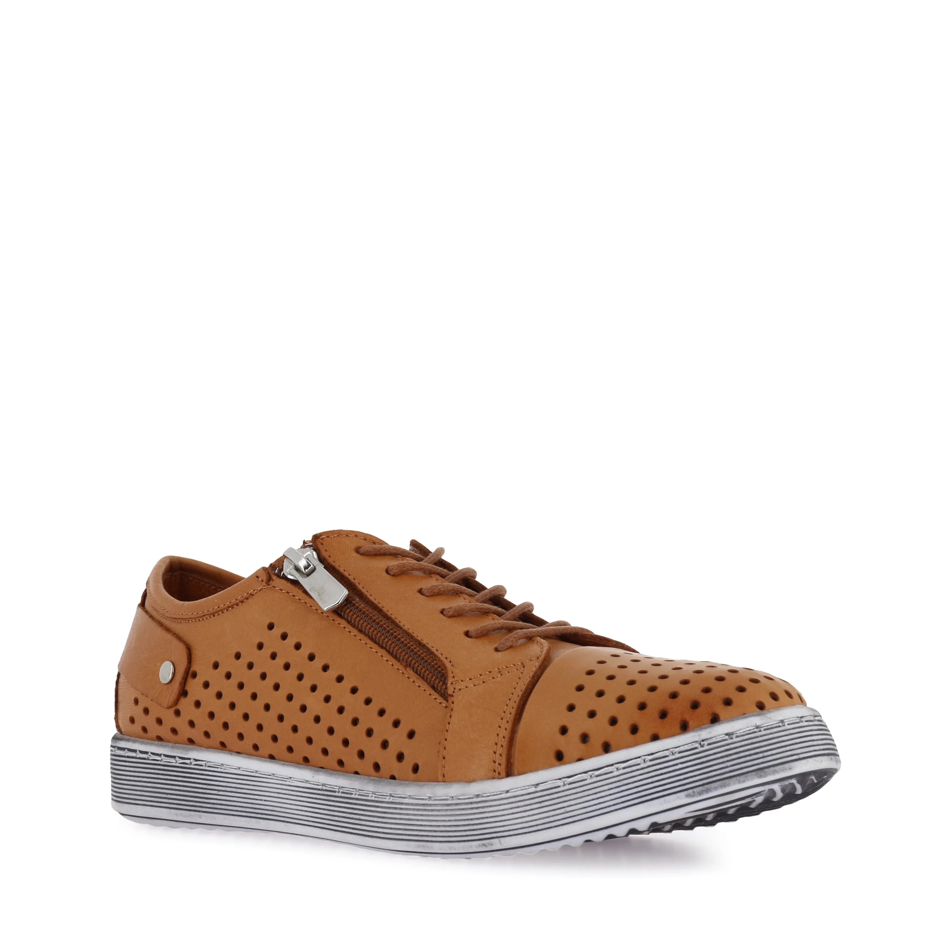 Lace Up Closure Mechanism EG17 - TAN LEATHER