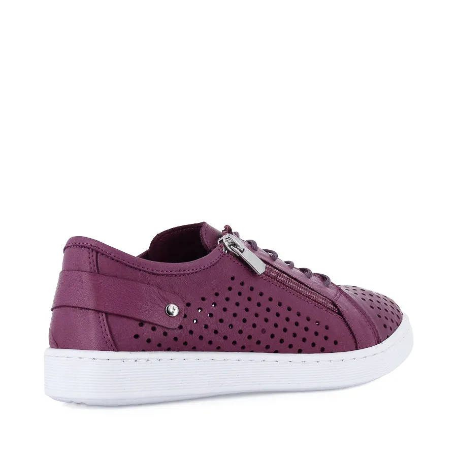 Low Top Design Antistatic EG17 - VIOLET LEATHER