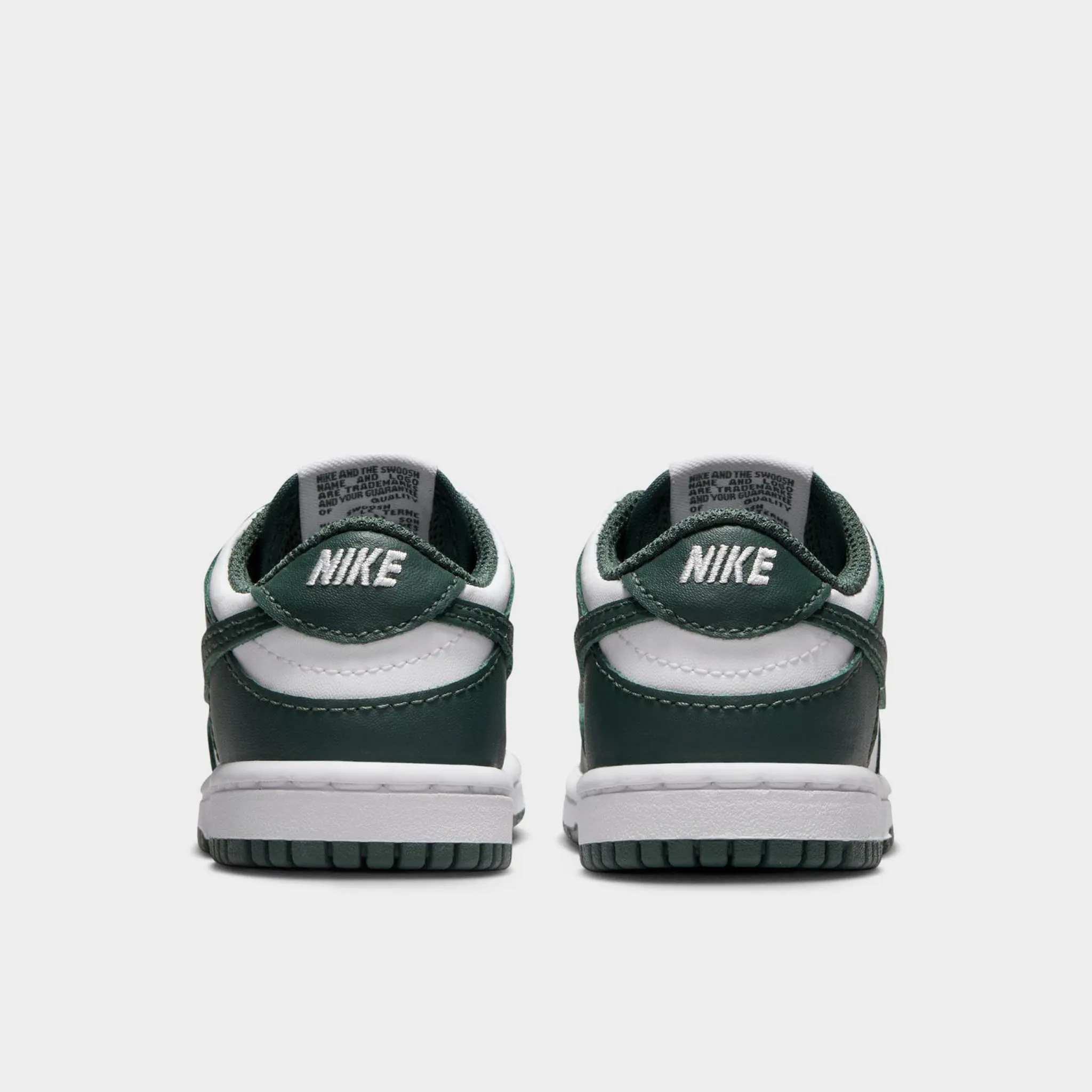 Nike Dunk Low TD White / Vintage Green Bounce Enhancement System Quick Agility