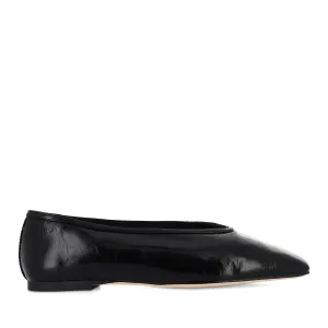 Supportive footwear BIANCA - BLACK CRINKLE