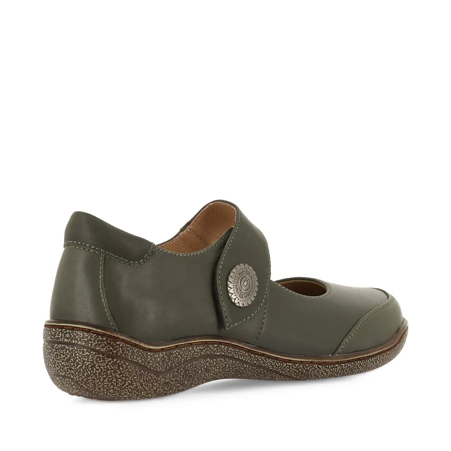 PEACH PLAIN - KHAKI STRETCH Fashionable Town Light