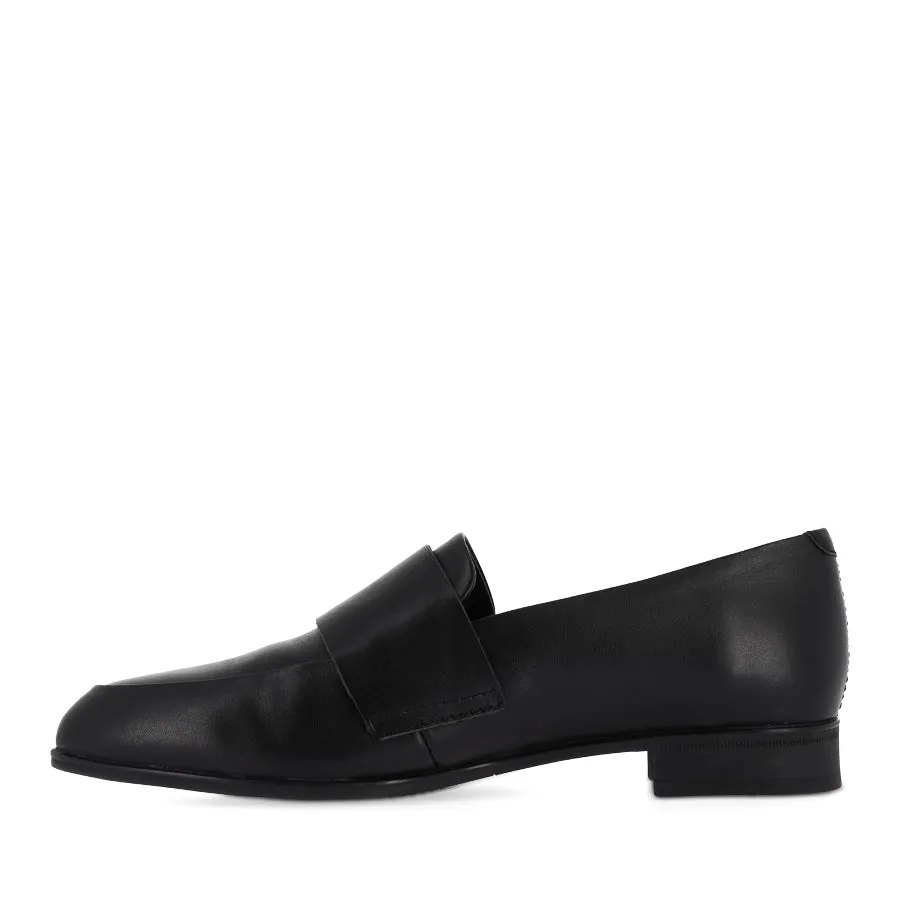 GABRIAN - BLACK LEATHER River Side slim fit