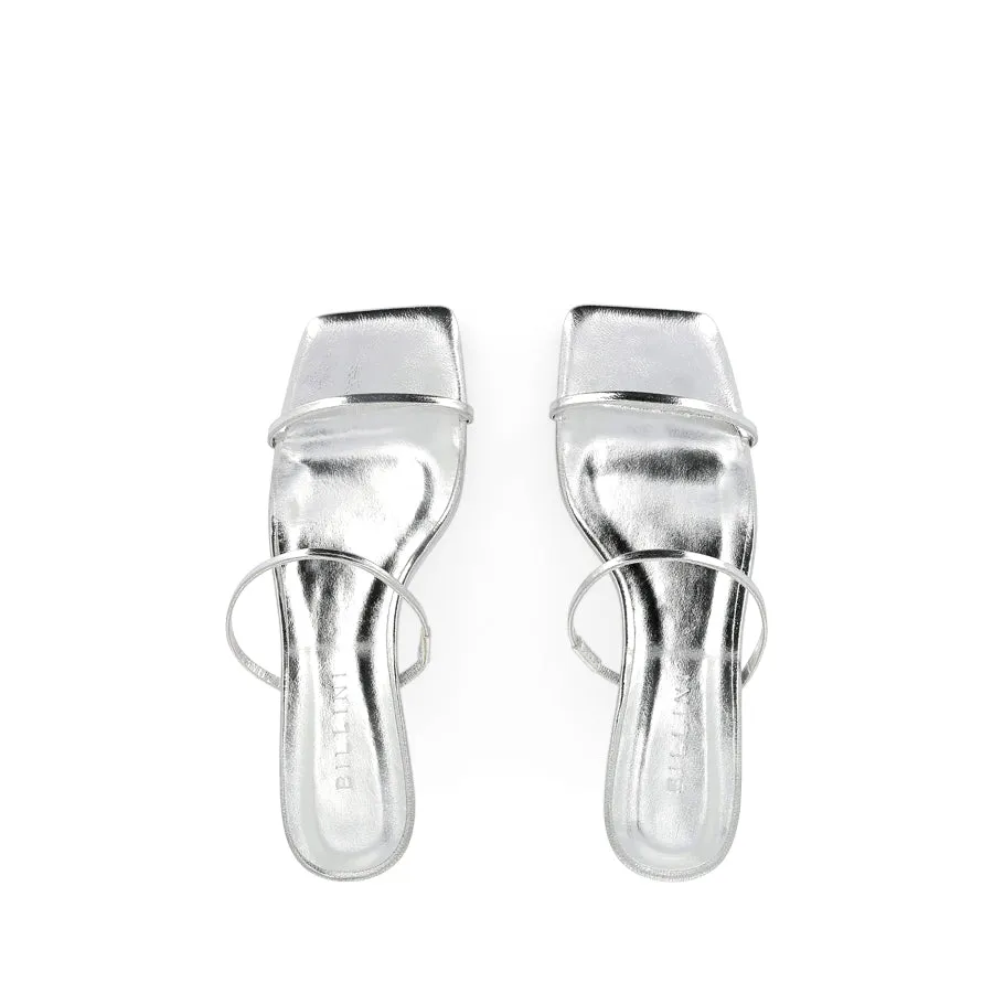 MAVISE - SILVER METALLIC Comfortable Slip-Ons