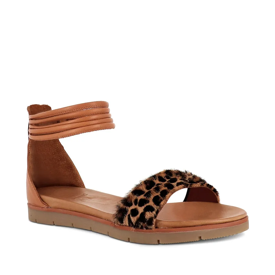 LUCILLE ANIMAL - OCELOT LEOPARD LEATHER On-the-Go Fit Clean Fit