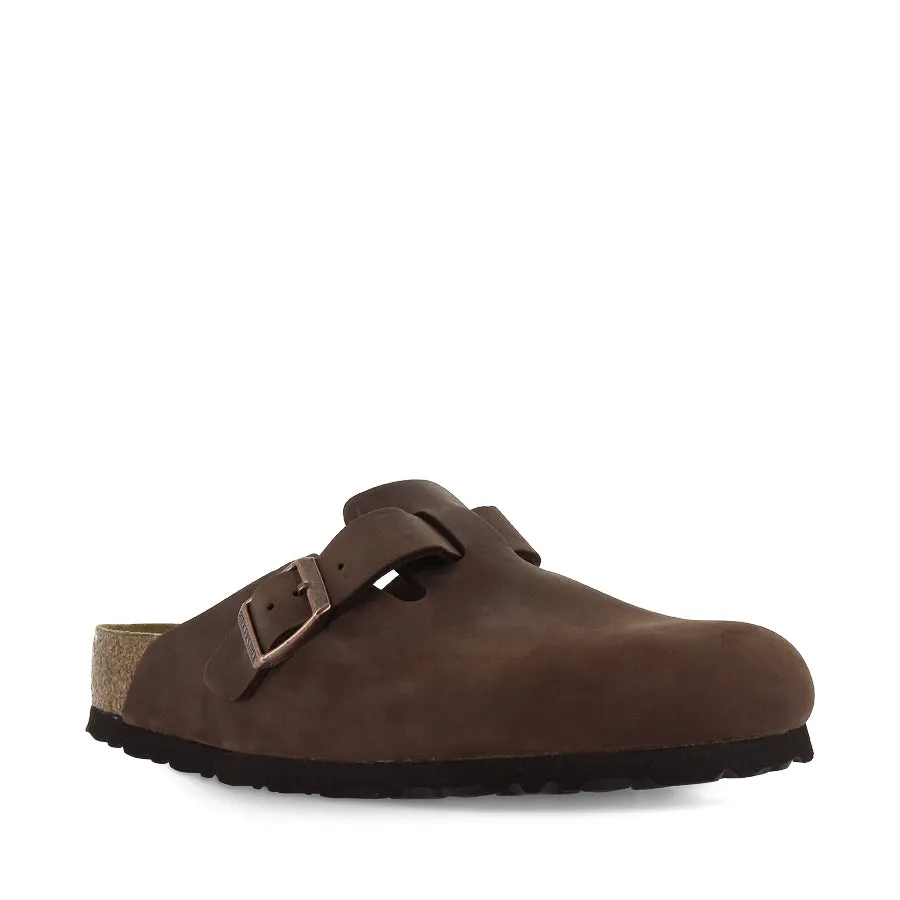 BOSTON NATURAL LEATHER - HABANA Winter Warm Cozy Flats