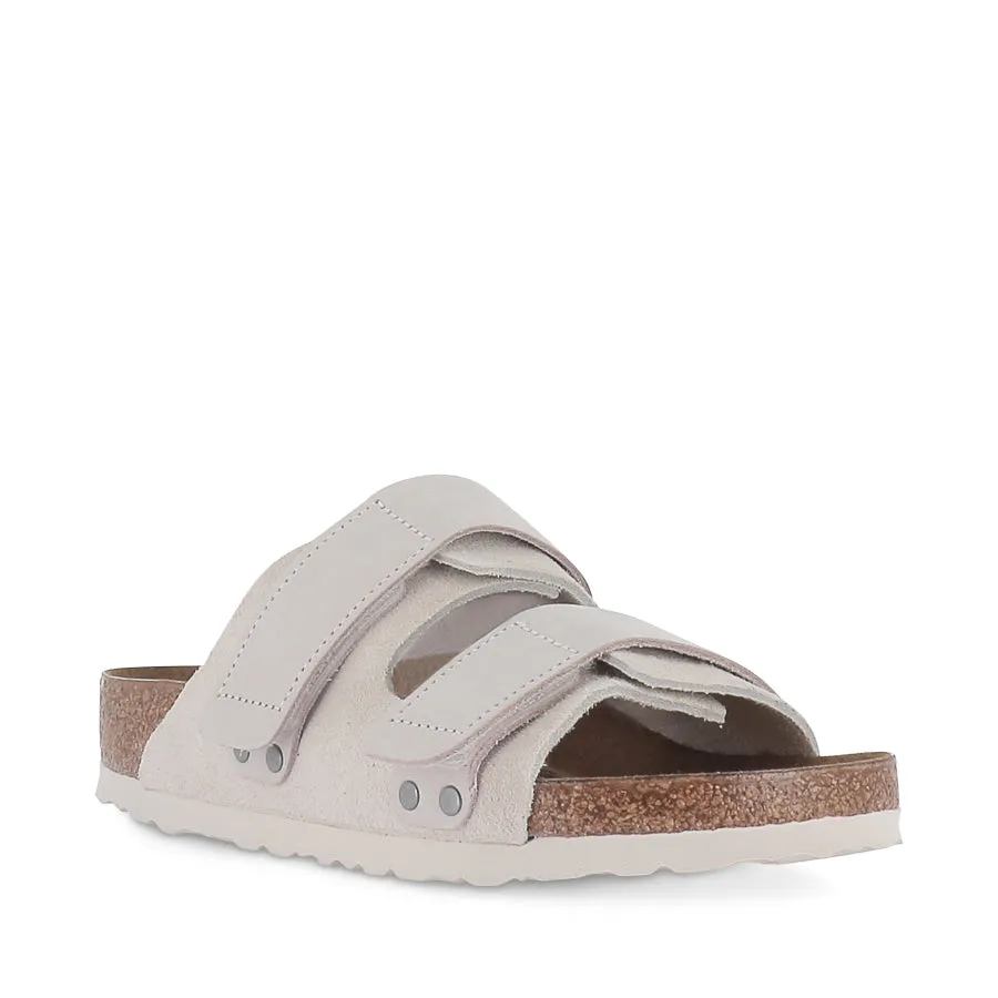 UJI - ANTIQUE WHITE SUEDE/NUBUCK LEATHER Athletic Design Comfortable
