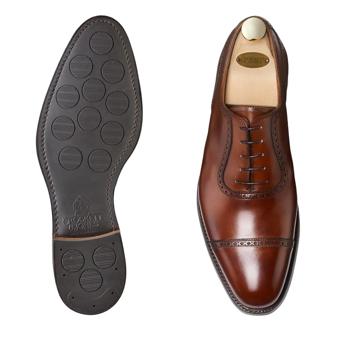 French Oxfords Albany 4 Ivywood Antique Calf